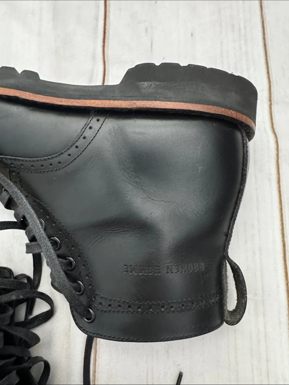 Men’s Broken Homme leather ankle boots